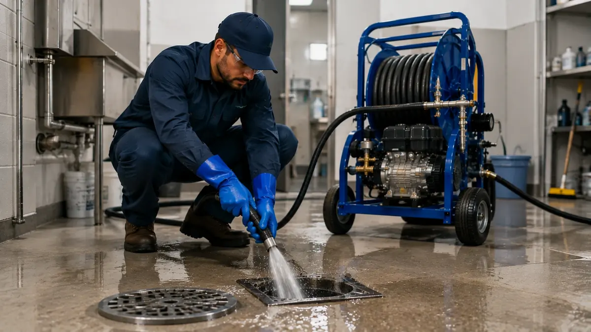 Floor Drain Hydro Jet Cleaning in Dublin