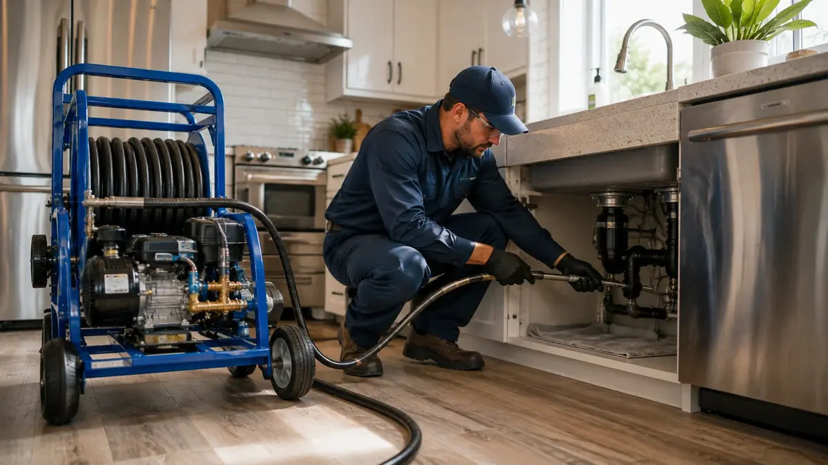 Kitchen Drain Hydro Jetting in Dublin